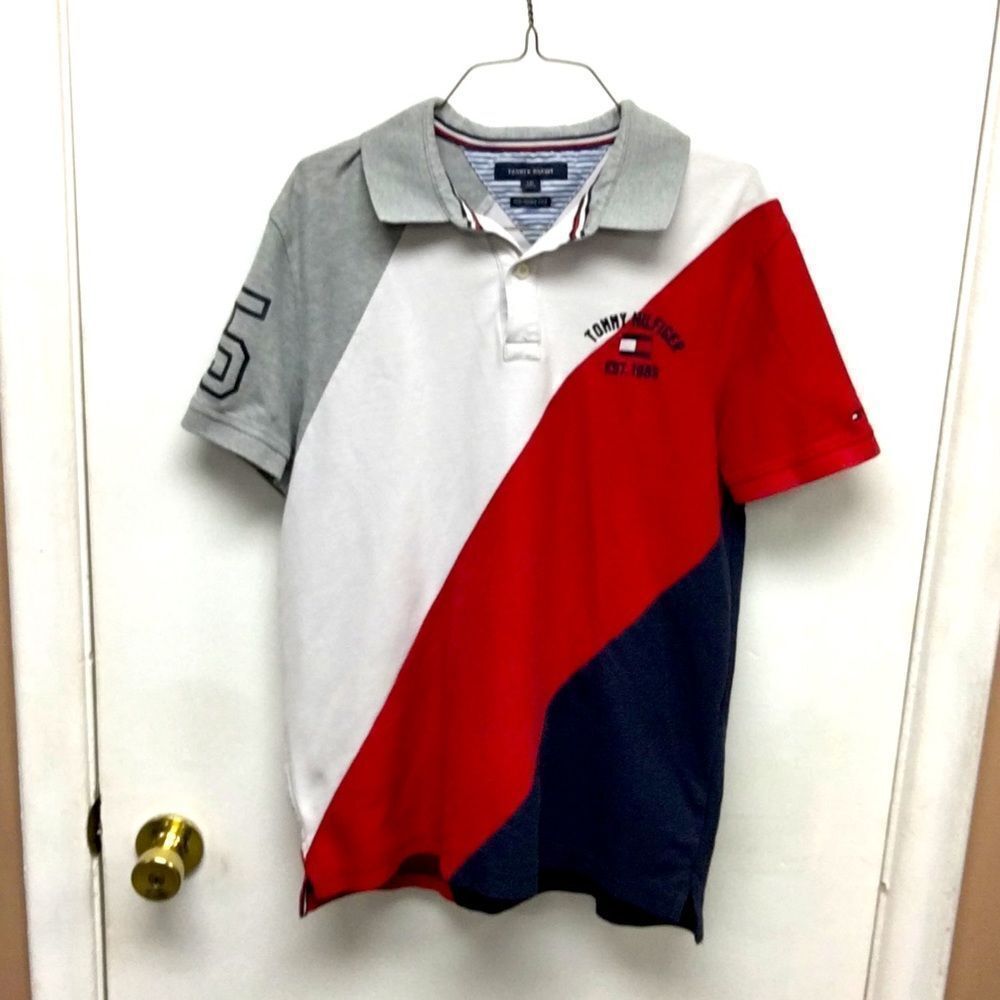 Tommy Hilfiger Polo Polo Shirt Mens size Large
